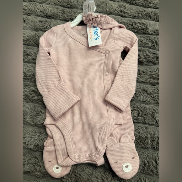 Carter’s Just For You 3 Piece Mauve Outfit - Picture 2 of 3